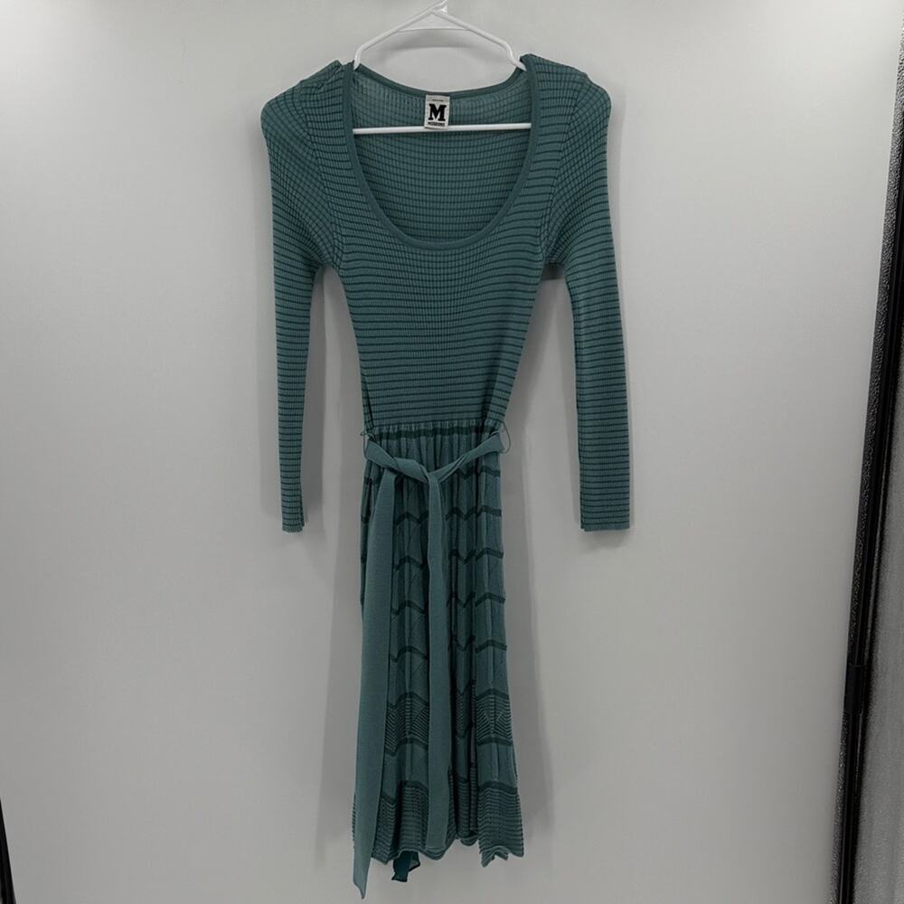 Missoni Women's Long Sleeve Sweater Dress - Green - 8